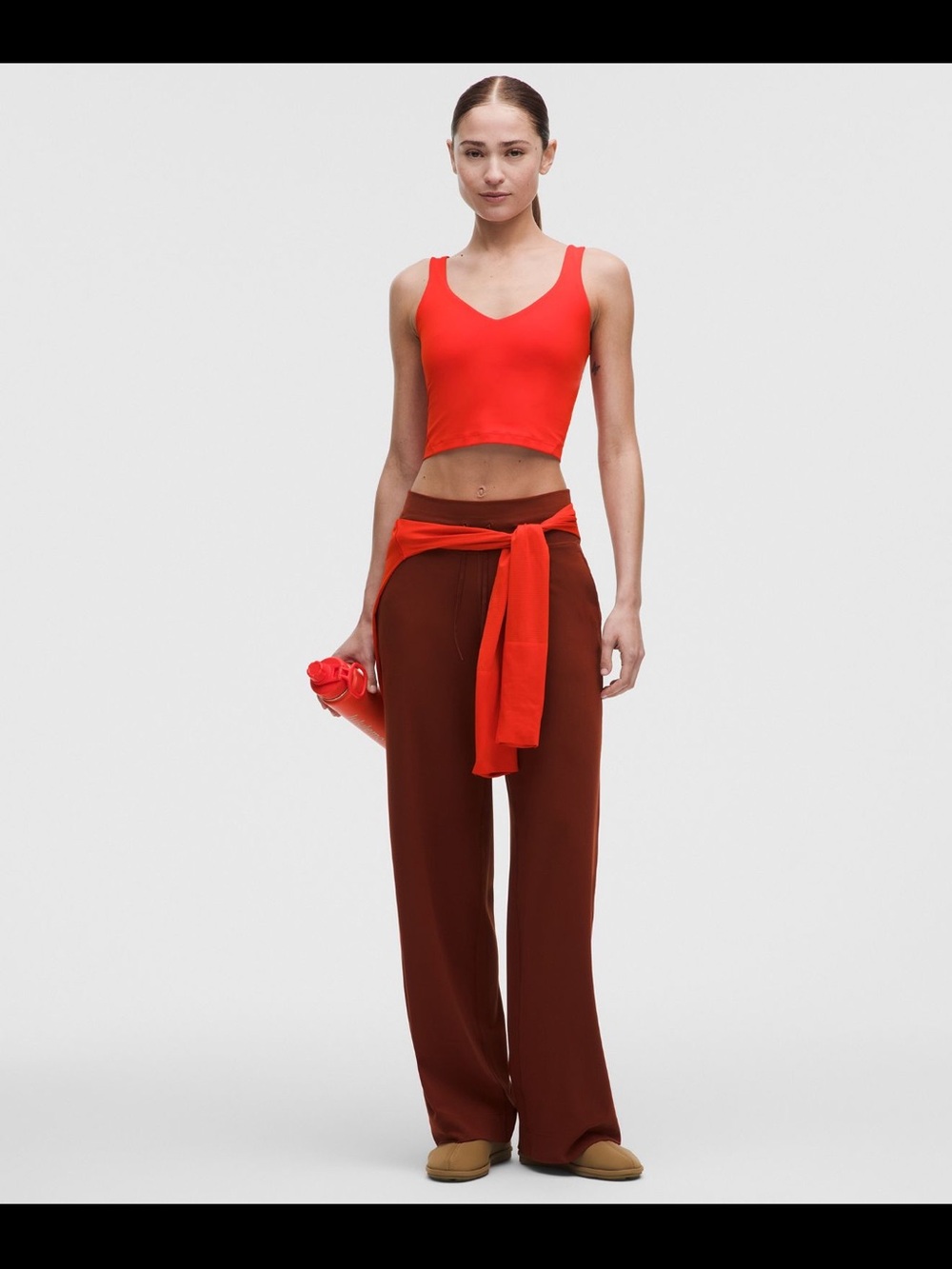 lululemon athletica Align Tank Light in Cherry Ember A/B cup - Size 6